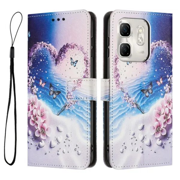 ART Peňaženkový kryt pre Infinix Smart 9 HD HEART BUTTERLY