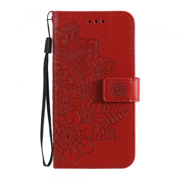 ART MANDALA Peňaženkový kryt pre Vivo V50 Lite červený