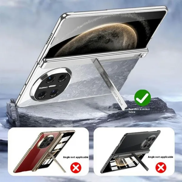 GKK PHANTOM Ochranný kryt so stojanom pre Huawei Mate X6 čierny