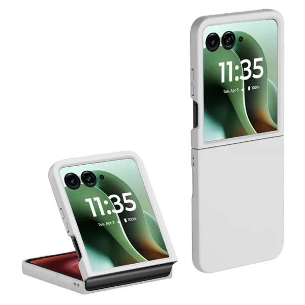 PLASTIC Ochranný plastový kryt pre Motorola Razr 60 Ultra / Razr 70 Ultra biely