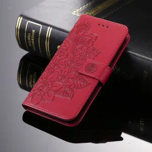 ART MANDALA Peňaženkový kryt pre Vivo V50 Lite červený
