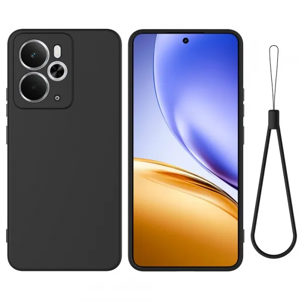 RUBBER Ochranný kryt pre Realme 14 5G / Realme 14T 5G čierny