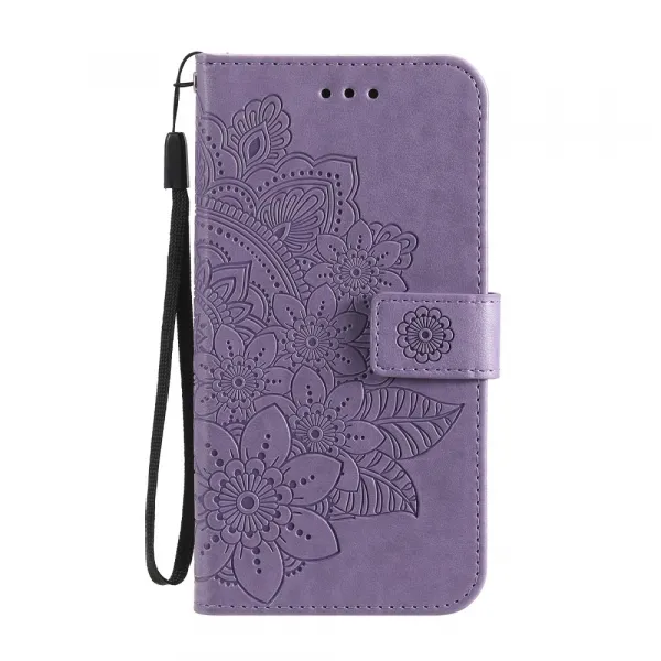 ART MANDALA Peňaženkový kryt pre Vivo V50 Lite fialový