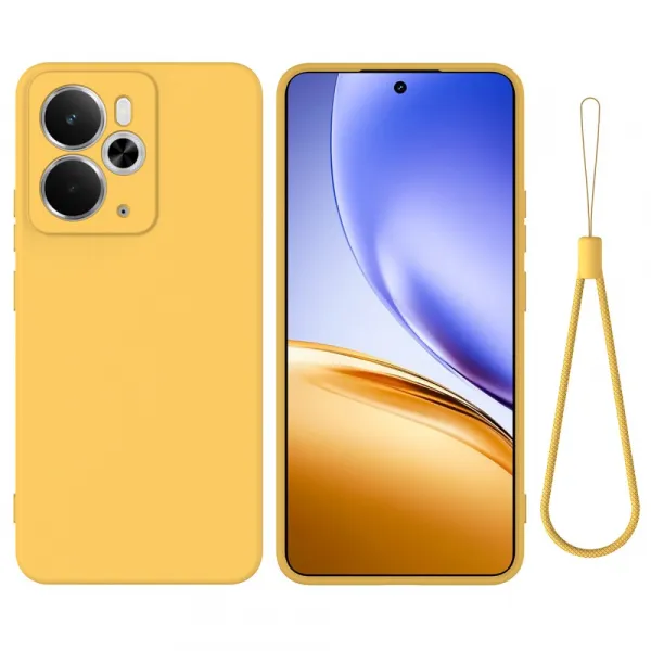 RUBBER Ochranný kryt pre Realme 14 5G / Realme 14T 5G žltý