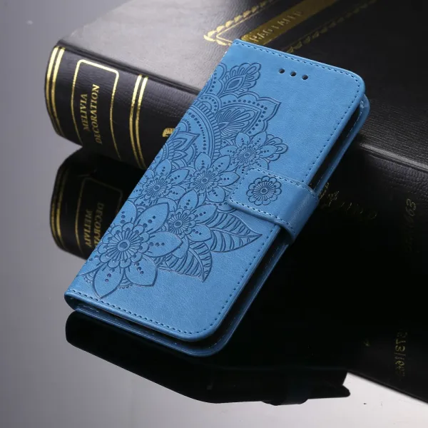 ART MANDALA Peňaženkový kryt pre Vivo V50 Lite modrý