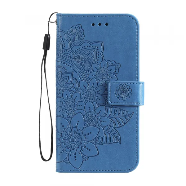 ART MANDALA Peňaženkový kryt pre Vivo V50 Lite modrý