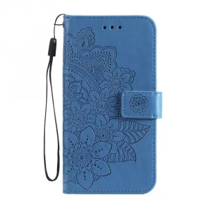 ART MANDALA Peňaženkový kryt pre Vivo V50 Lite modrý