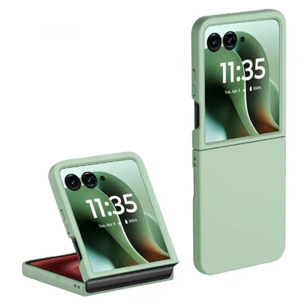 PLASTIC Ochranný plastový kryt pre Motorola Razr 60 Ultra / Razr 70 Ultra svetlozelený