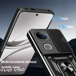 RING CAMERA Kryt s držiakom pre Vivo V50 5G ružový