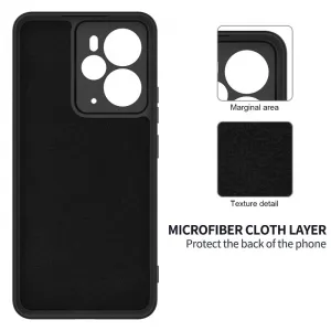 RUBBER Ochranný kryt pre Realme 14 5G / Realme 14T 5G čierny