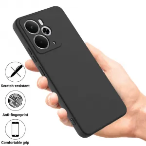 RUBBER Ochranný kryt pre Realme 14 5G / Realme 14T 5G čierny