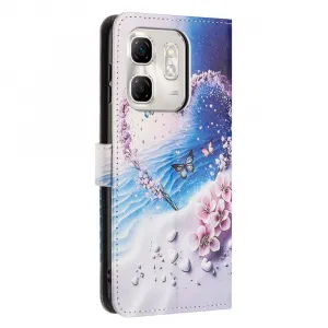 ART Peňaženkový kryt pre Infinix Smart 9 HD HEART BUTTERLY