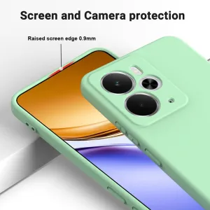 RUBBER Ochranný kryt pre Realme 14 5G / Realme 14T 5G zelený