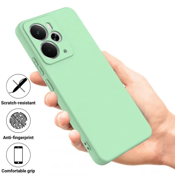 RUBBER Ochranný kryt pre Realme 14 5G / Realme 14T 5G zelený