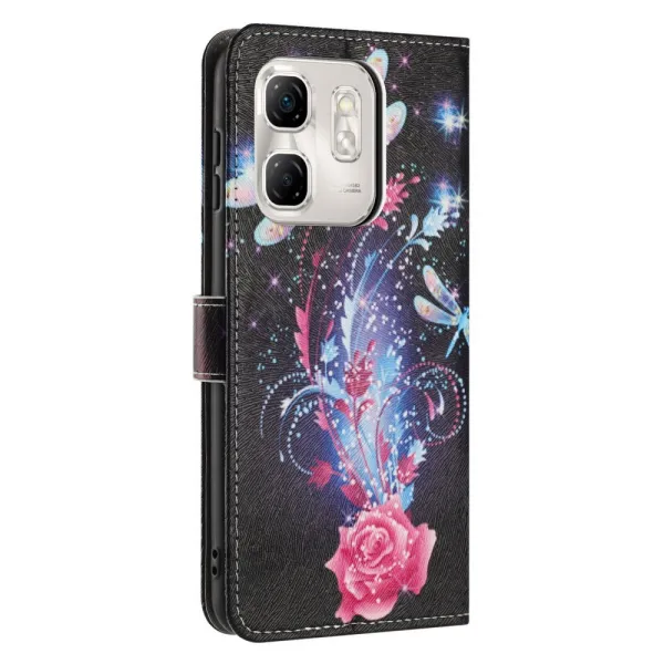 ART Peňaženkový kryt pre Infinix Smart 9 HD DRAGONFLY
