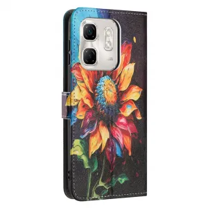 ART Peňaženkový kryt pre Infinix Smart 9 HD SUNFLOWER