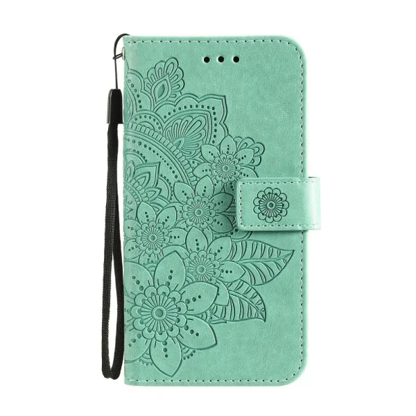 ART MANDALA Peňaženkový kryt pre Vivo V50 Lite zelený