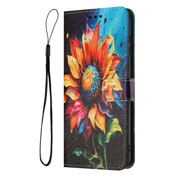 ART Peňaženkový kryt pre Honor 400 Lite 5G SUNFLOWER