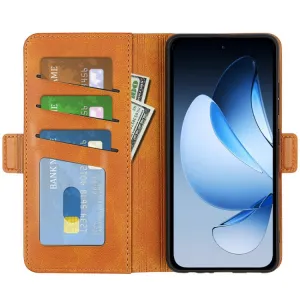 SIDE Peňaženkové puzdro pre Oppo Reno13 5G svetlohnedé