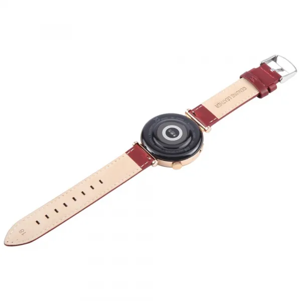 LEATHER Kožený remienok pre Garmin Lily 2 / Lily 2 Active bordový