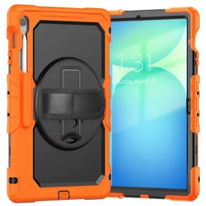 SOLID 360 Odolný obal pre Samsung Galaxy Tab S10 FE+ oranžový