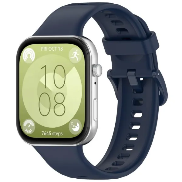 SILICONE Vymeniteľný remienok pre Huawei Watch Fit 4 / Fit 4 Pro / Fit 5 / Fit 5 Pro tmavomodrý