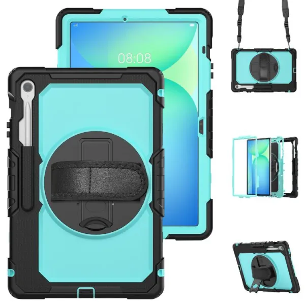 SOLID 360 Odolný obal pre Samsung Galaxy Tab S10 FE+ svetlomodrý