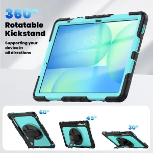 SOLID 360 Odolný obal pre Samsung Galaxy Tab S10 FE+ svetlomodrý