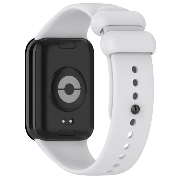 BUTTERFLY Silikónový remienok pre Xiaomi Smart Band 8 Pro svetlošedý