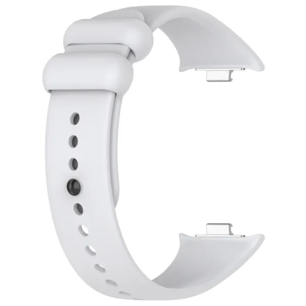 BUTTERFLY Silikónový remienok pre Xiaomi Smart Band 8 Pro svetlošedý
