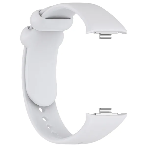BUTTERFLY Silikónový remienok pre Xiaomi Smart Band 8 Pro svetlošedý