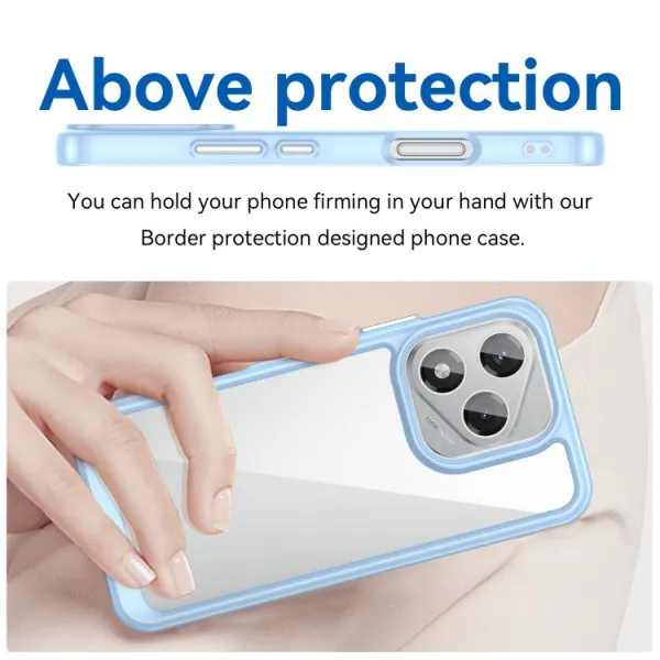 CRYSTAL Ochranný obal pre Honor 400 Lite 5G modrý