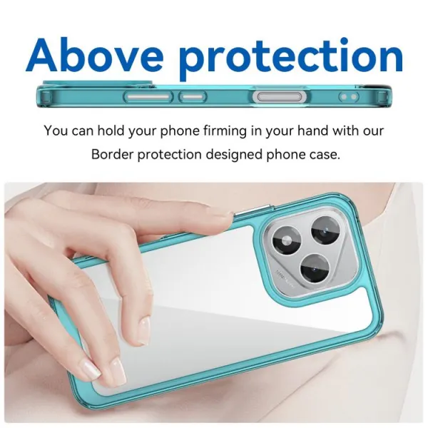 CRYSTAL Ochranný obal pre Honor 400 Lite 5G tyrkysový