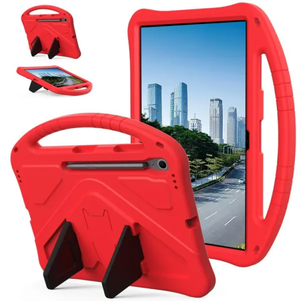 KIDDO Detský obal pre Samsung Galaxy Tab S10 FE+ červený