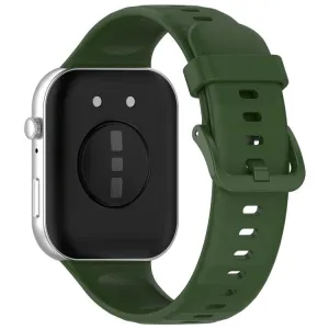 SILICONE Vymeniteľný remienok pre Huawei Watch Fit 4 / Fit 4 Pro / Fit 5 / Fit 5 Pro tmavozelený