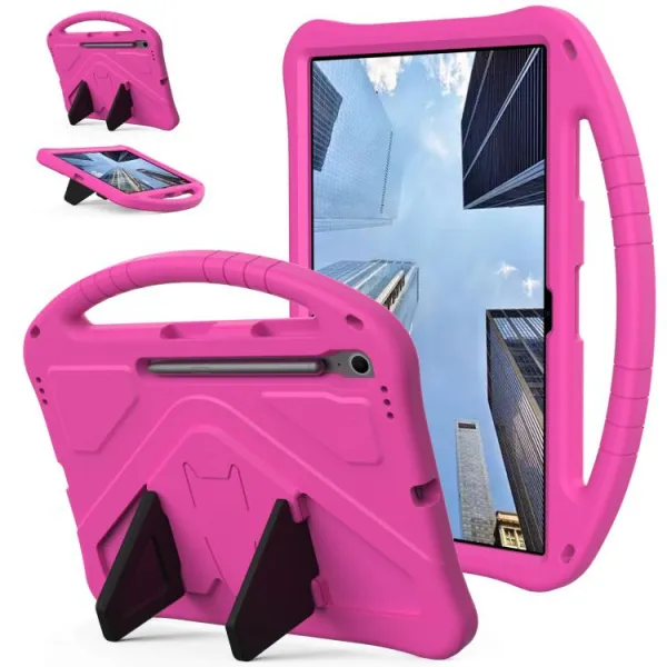 KIDDO Detský obal pre Samsung Galaxy Tab S10 FE+ ružový