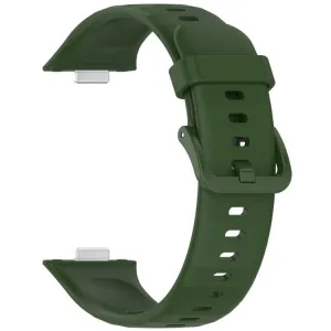 SILICONE Vymeniteľný remienok pre Huawei Watch Fit 4 / Fit 4 Pro / Fit 5 / Fit 5 Pro tmavozelený