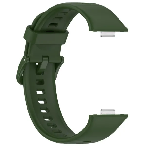 SILICONE Vymeniteľný remienok pre Huawei Watch Fit 4 / Fit 4 Pro / Fit 5 / Fit 5 Pro tmavozelený