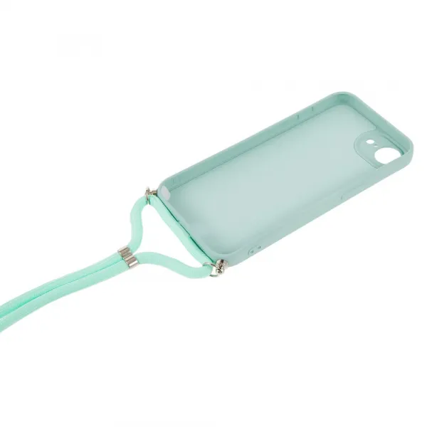 ROPE Kryt so šnúrkou Apple iPhone 16e / iPhone 17e svetlomodrý