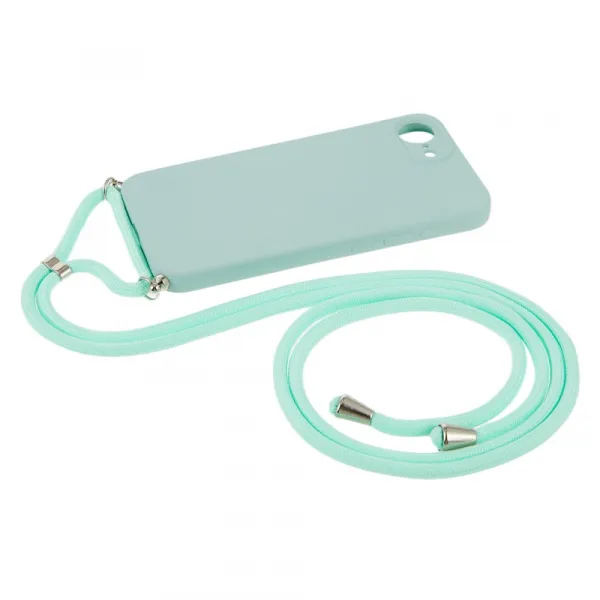 ROPE Kryt so šnúrkou Apple iPhone 16e / iPhone 17e svetlomodrý