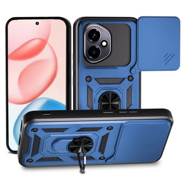 RING CAMERA Kryt s držiakom pre Honor 400 5G modrý