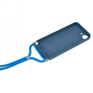 ROPE Kryt so šnúrkou Apple iPhone 16e / iPhone 17e tmavomodrý