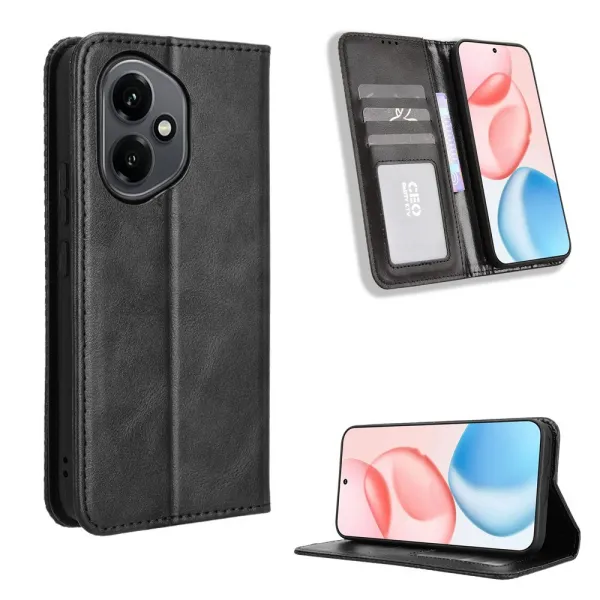 BUSINESS Peňaženkový kryt pre Honor 400 5G čierny