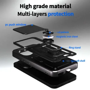 RING CAMERA Kryt s držiakom pre Honor 400 5G modrý