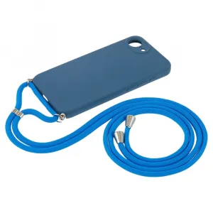 ROPE Kryt so šnúrkou Apple iPhone 16e / iPhone 17e tmavomodrý