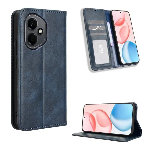 BUSINESS Peňaženkový kryt pre Honor 400 5G modrý