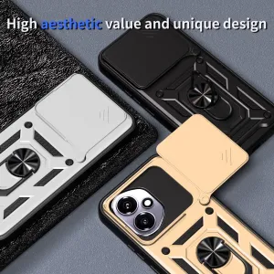 RING CAMERA Kryt s držiakom pre Honor 400 5G modrý