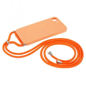 ROPE Kryt so šnúrkou Apple iPhone 16e / iPhone 17e oranžový