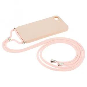 ROPE Kryt so šnúrkou Apple iPhone 16e / iPhone 17e svetloružový