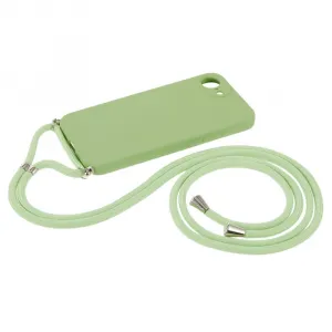 ROPE Kryt so šnúrkou Apple iPhone 16e / iPhone 17e svetlozelený
